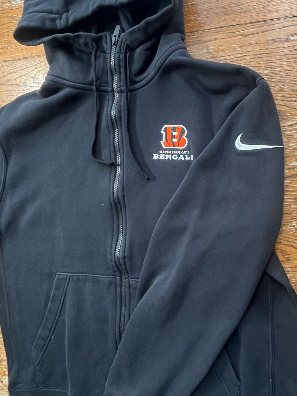 Nike Cincinnati Bengals full-zip performance hoodie size large mens - Picture 3 of 6